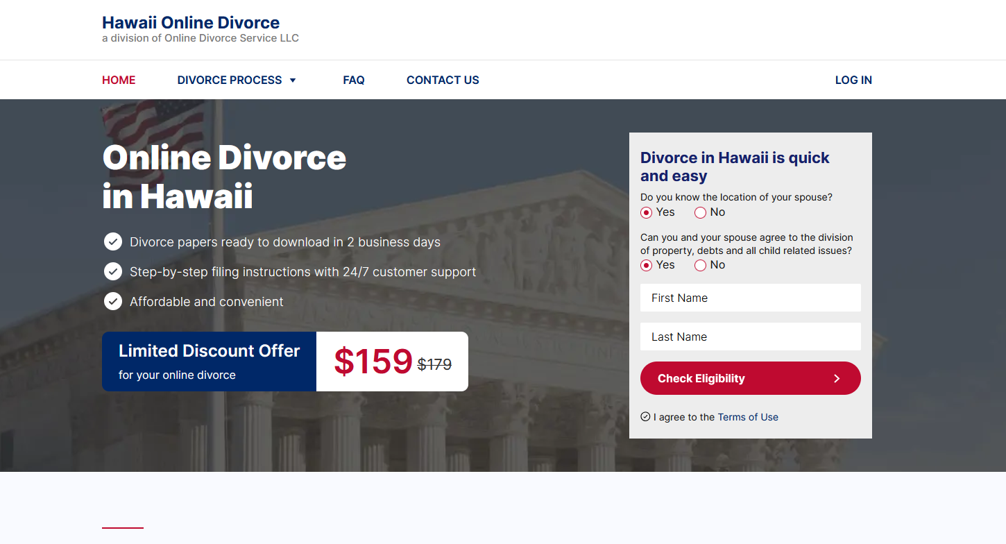 hawaiionlinedivorce.com