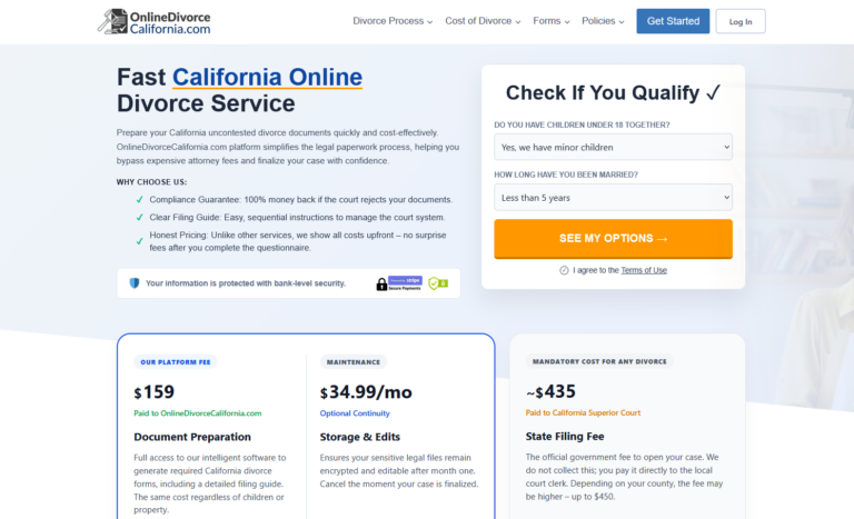 onlinedivorcecalifornia.com