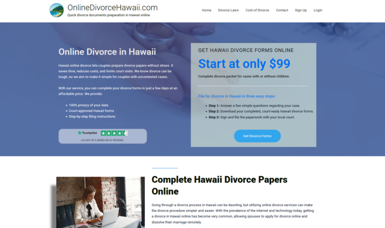 onlinedivorcehawaii.com