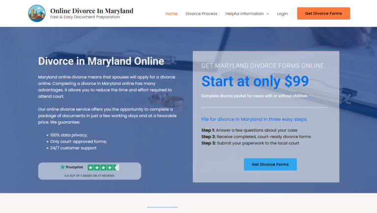 onlinedivorceinmaryland.com