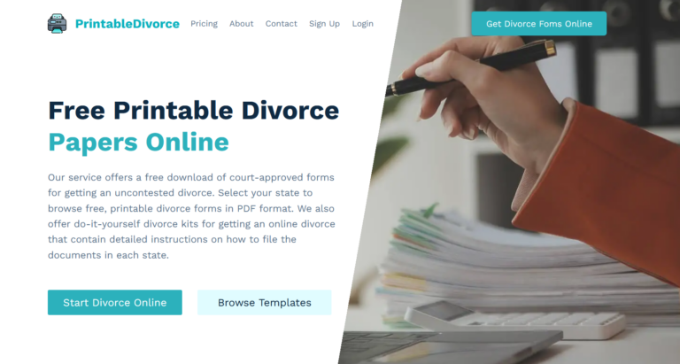 printabledivorce.com