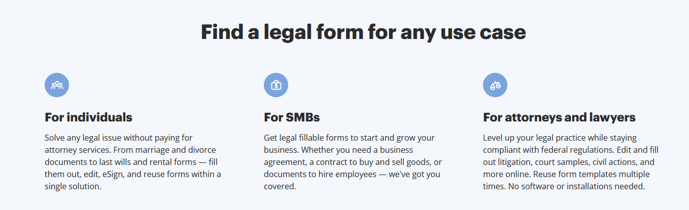 How US Legal Forms works